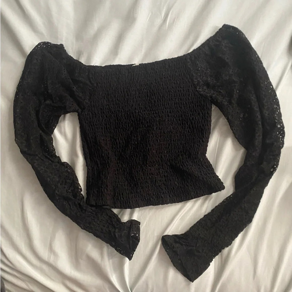 Lace Long Sleeve Top - Picture 1 of 3